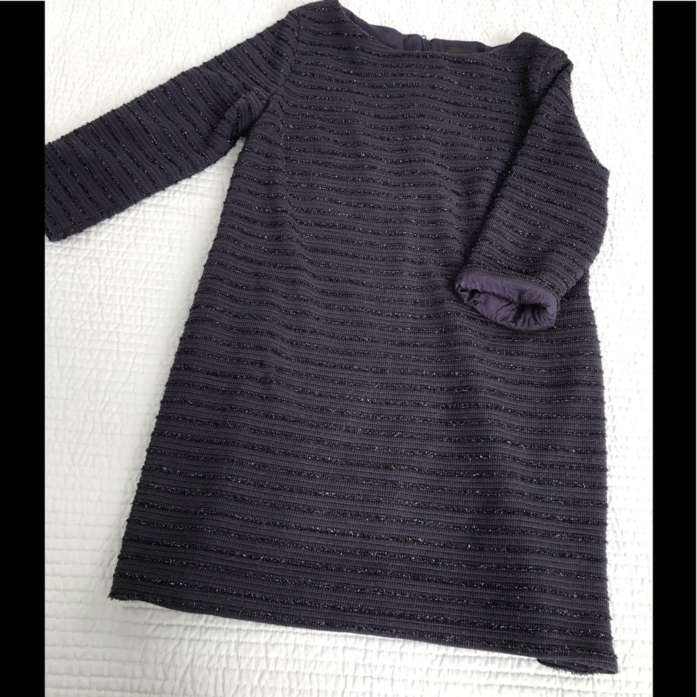 Greylin 3/4sleeve dress Size L Embellished stripes